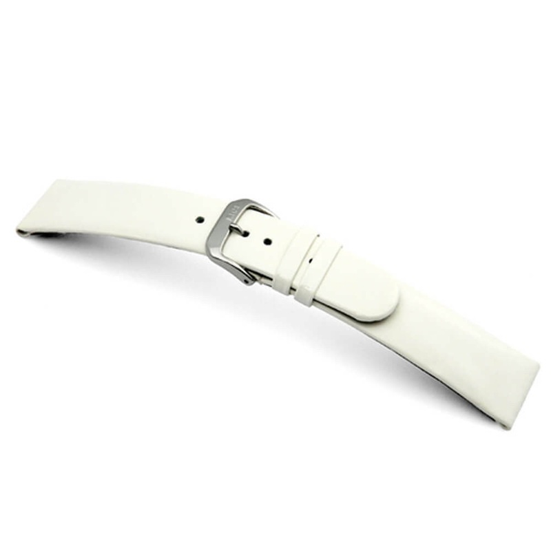 Patent Leather Watch Band | Eleganza | White