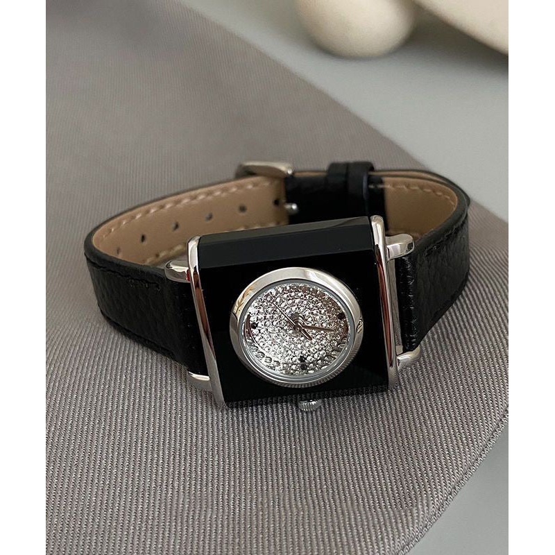 Fine Silk Leather Mechanical Movement Resin Watches