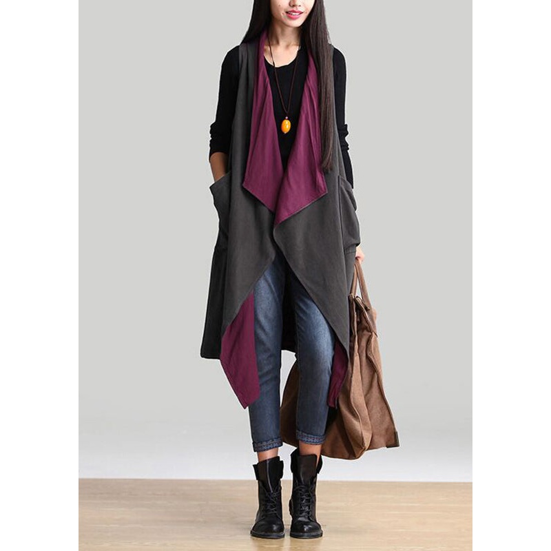 Loose V Neck Wear On Both Sides Long Cardigans Spring