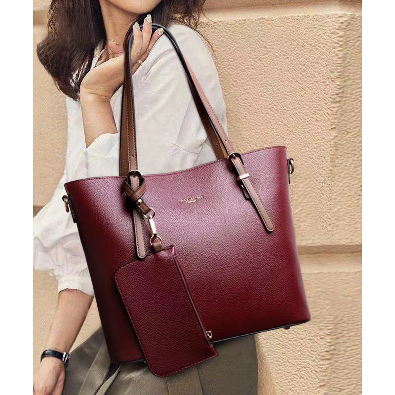 Fashion Mulberry Large Capacity Calf Leather Tote Handbag