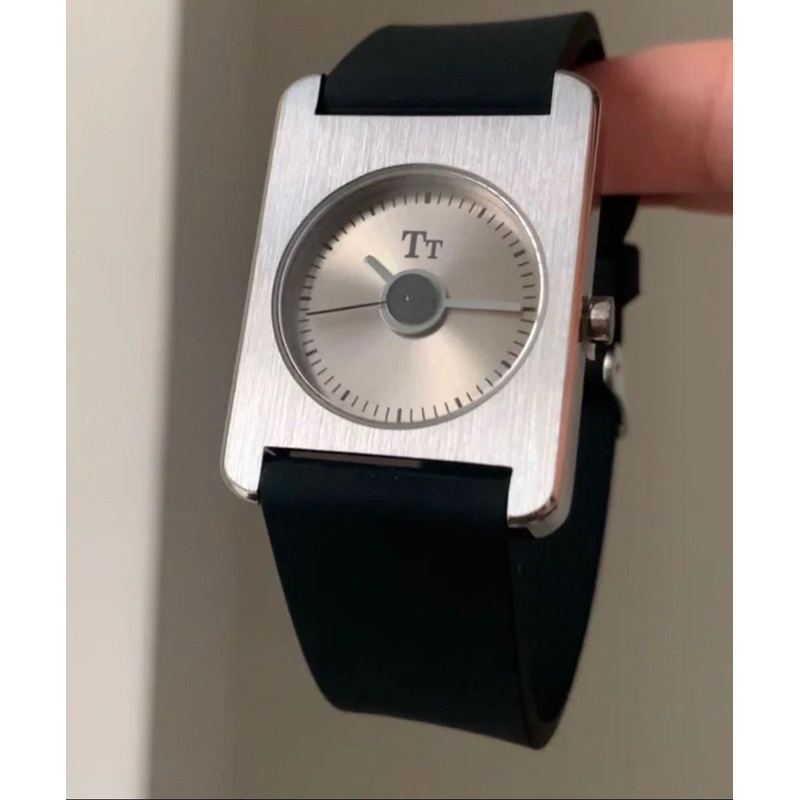 Chic Silk Silicone Rubber Quartz Movement Square Watches