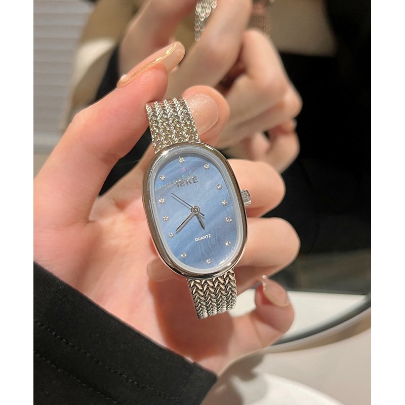 Cute Silk Stainless Steel Quartz Movement Watches