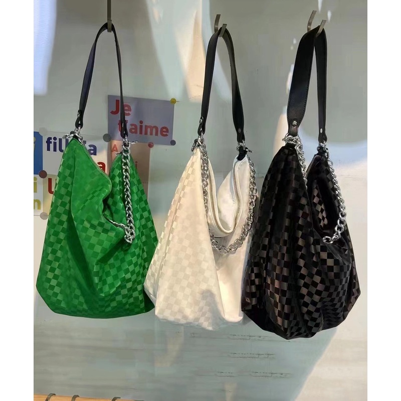 Fashion Green Large Capacity Velour Satchel Bag Handbag