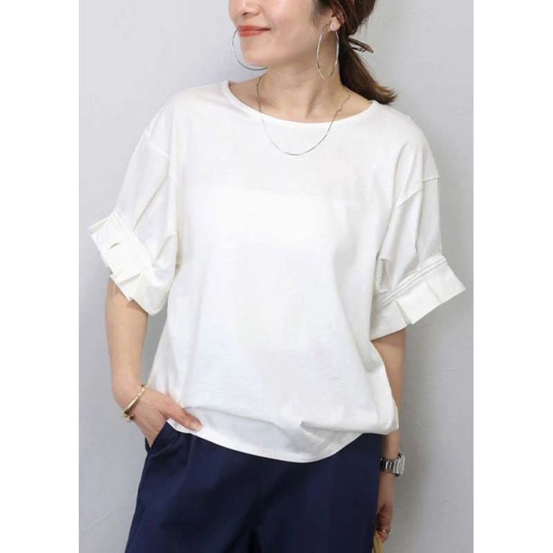 Plus Size White Oversized Cotton Tanks Summer