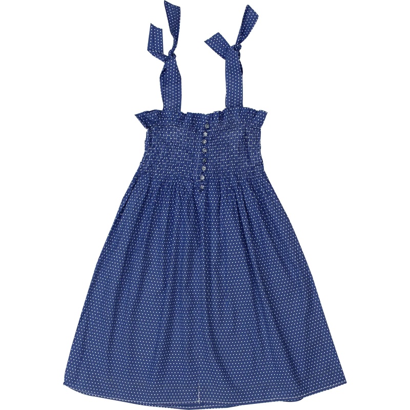 Blue Polkadot Dress
