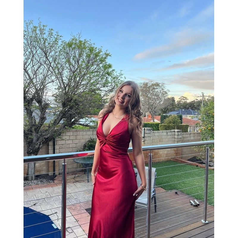 Sexy Mermaid Red Long Prom Dress Evening Party Dresses J5592