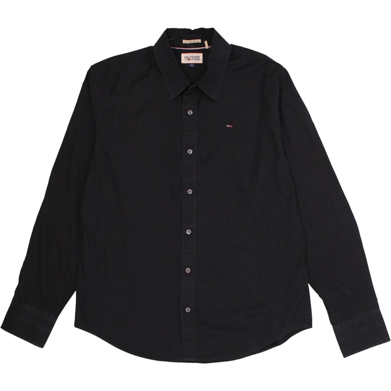 Black Long Sleeve Shirt by Tommy Hilfiger
