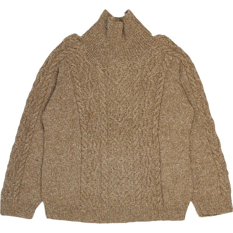 Cable Knit Turtleneck Jumper