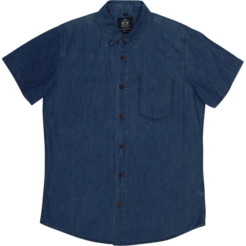 Denim Short Sleeve Shirt