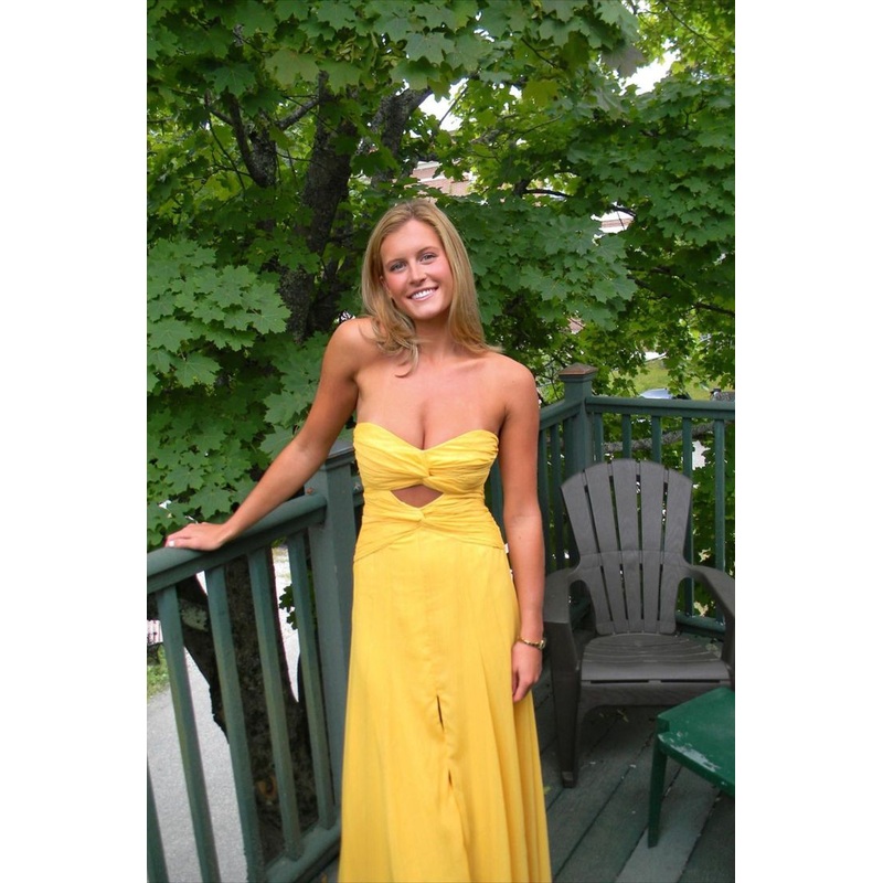 Sweetheart Yellow Long Formal Dress J5660