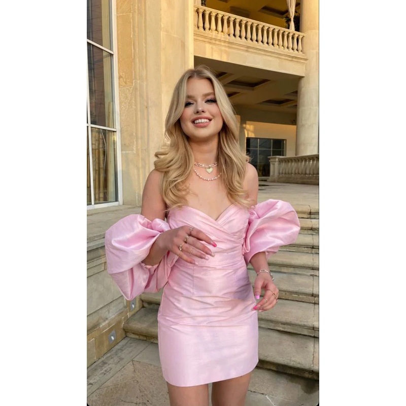 Pink Sheath Homecoming Dress Party Dress Birthday Dress J3984
