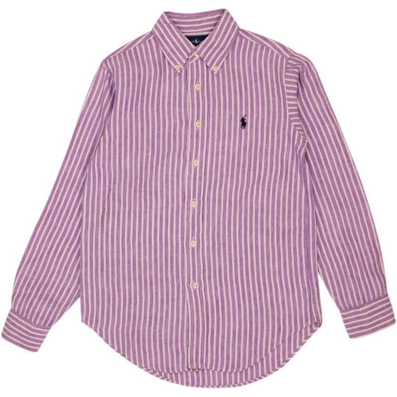 Purple Striped Shirt by Ralph Lauren