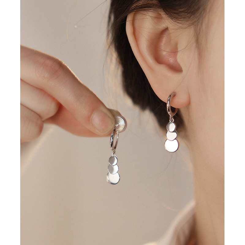 Fine Silk Copper Overgild Tassel Drop Earrings