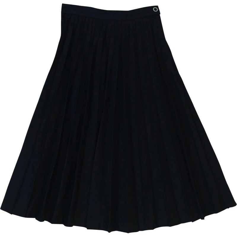 Blue Pleated Skirt