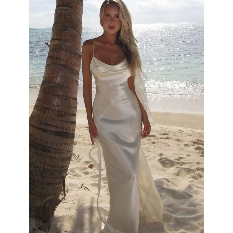 Spaghetti Straps Backless Sexy Evening Dress Formal Party Gown J6437