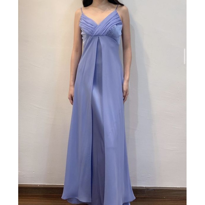 Spaghetti Straps Vintage Prom Dress Formal Party Dress J4792