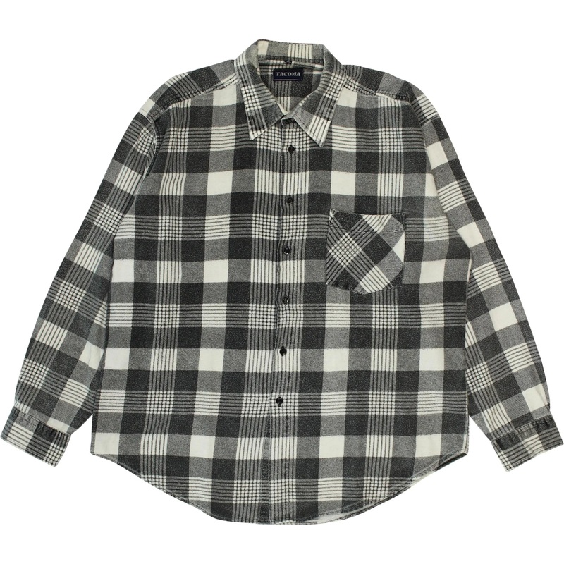 90s Checked Flannel Shirt