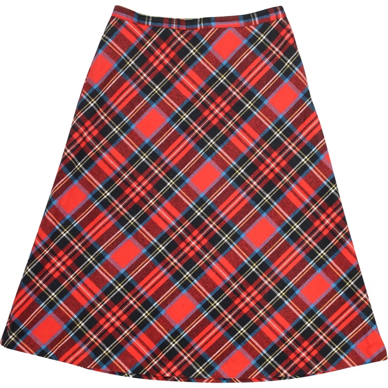 Checked Tartan Skirt