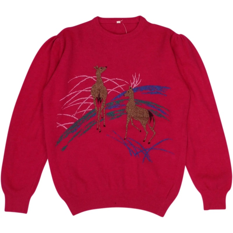 Pink Wool Blend Sweater