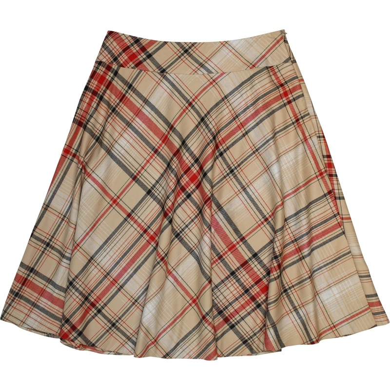 Tartan Flare Skirt