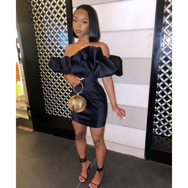 Off The Shoulder Sheath Homecoming Dress Short Cocktail Prom Dresses 2378