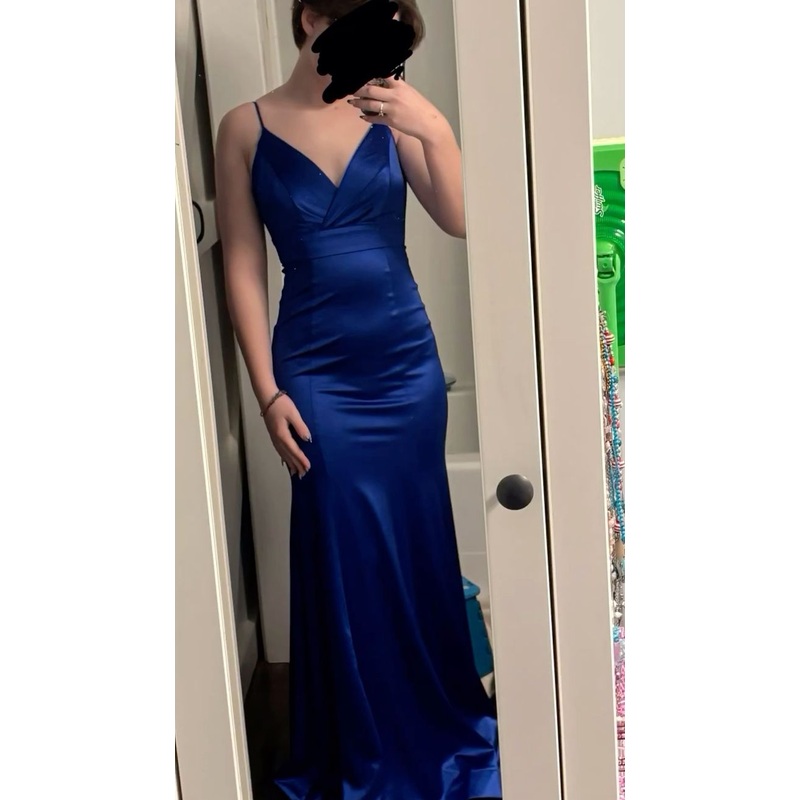 Royal Blue Mermaid Prom Dress Formal Evening Dress J6012