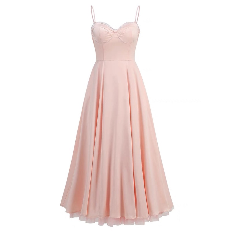 A Line Pink Long Prom Dress Formal Party Dress J3336