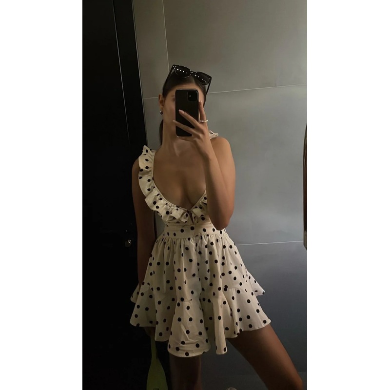 Sexy Polka Dots Short Evening Dress Short Homecoming Dress J8075