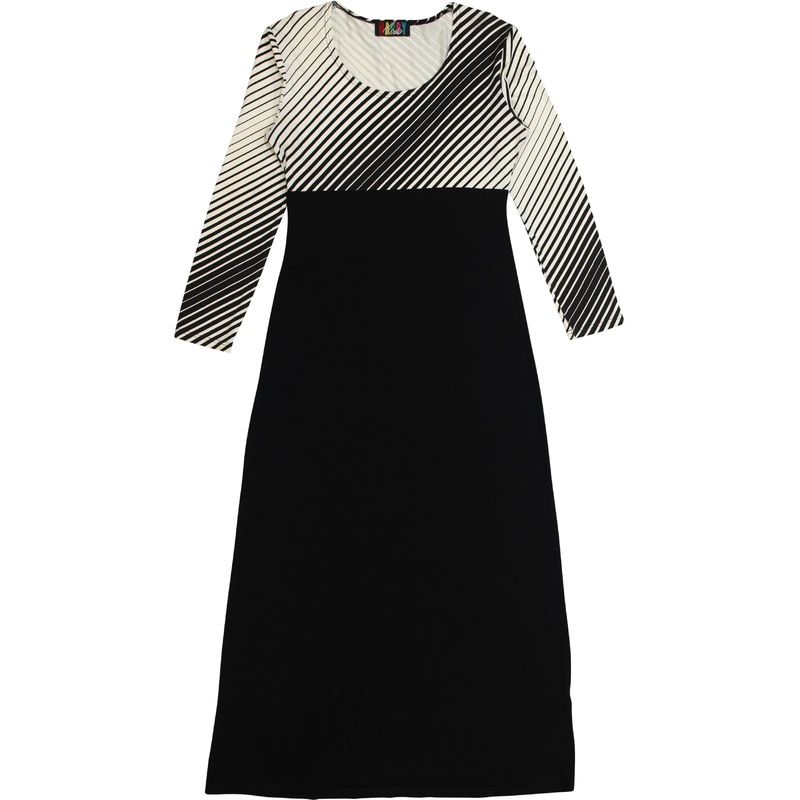 Diagonal Striped Dress