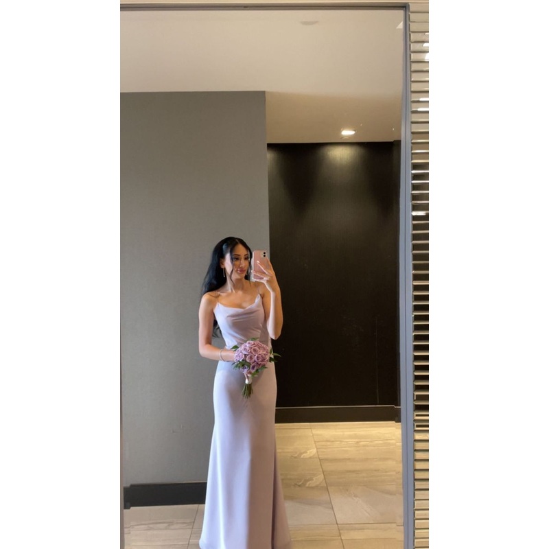 Spaghetti Straps Chiffon Mermaid Long Prom Dress J5400