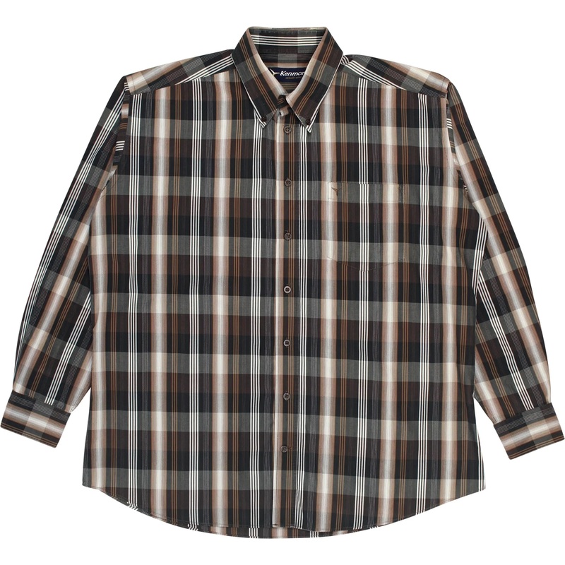 Brown Checked Shirt