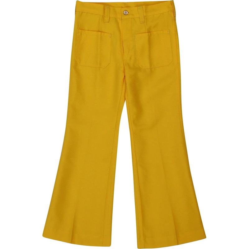 Yellow Flared Trousers