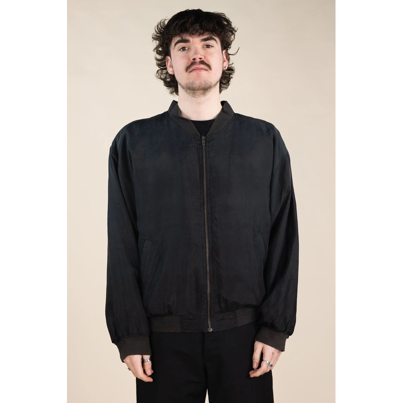 Silk Bomber Jacket