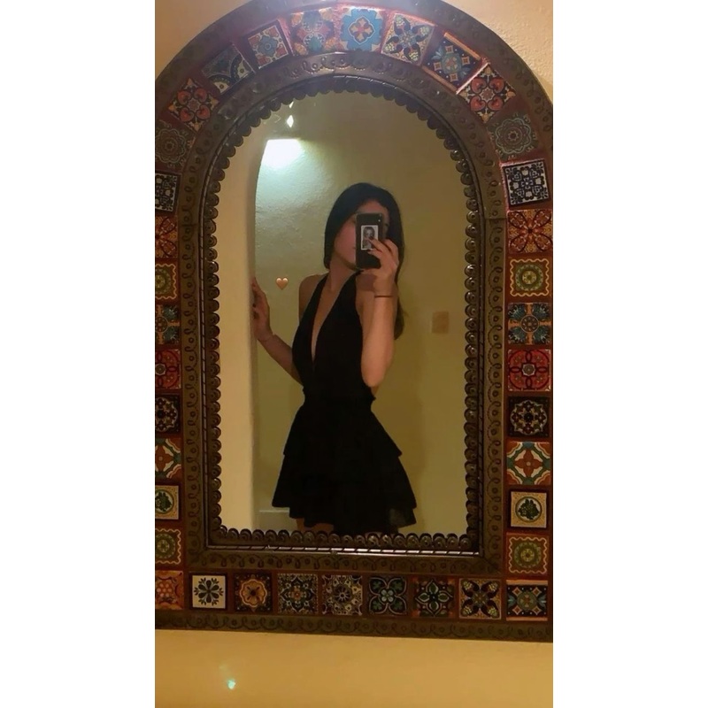 V Neck A Line Short Prom Dress Black Short Evening Dress J5007