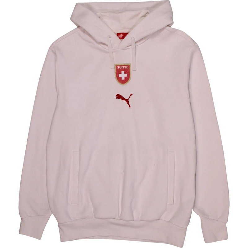 White Suisse Hoodie by Puma
