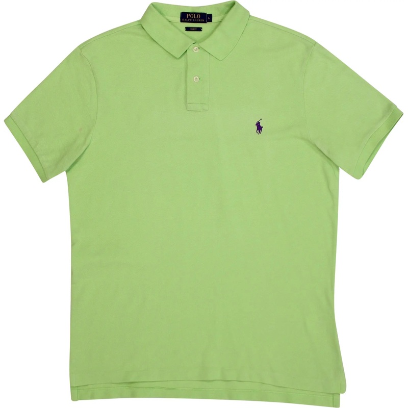 Bright Green Polo Shirt by Ralph Lauren