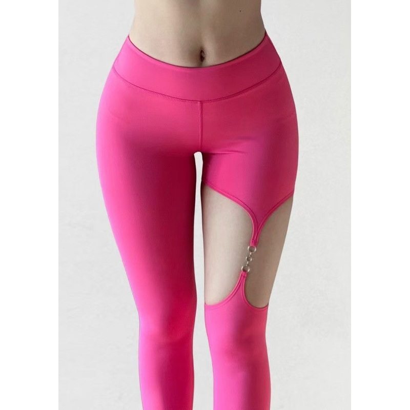 Sexy Rose Hollow Out Seamless Capri Dri Fit Leggings