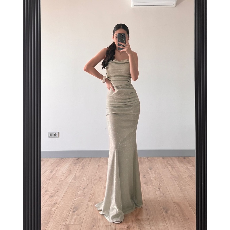 Sparkling Sheath Long Prom Dress Formal Party Gown J4118