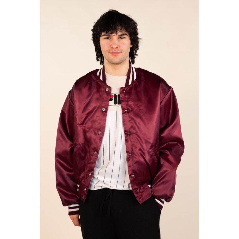 Satin Varsity Jacket