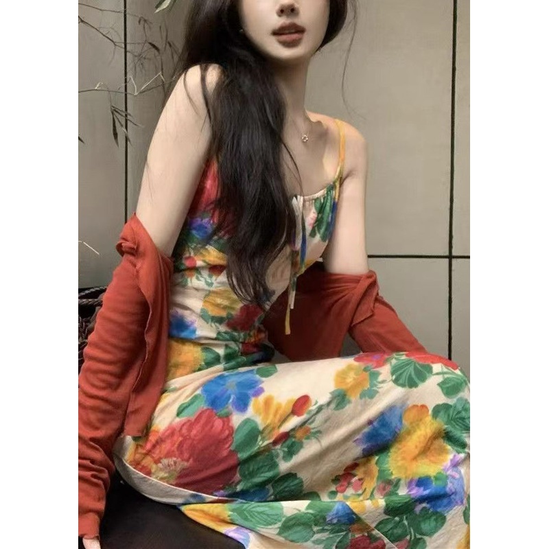 Silm Fit Print Holiday Dress Two Piece Suit Set Fall