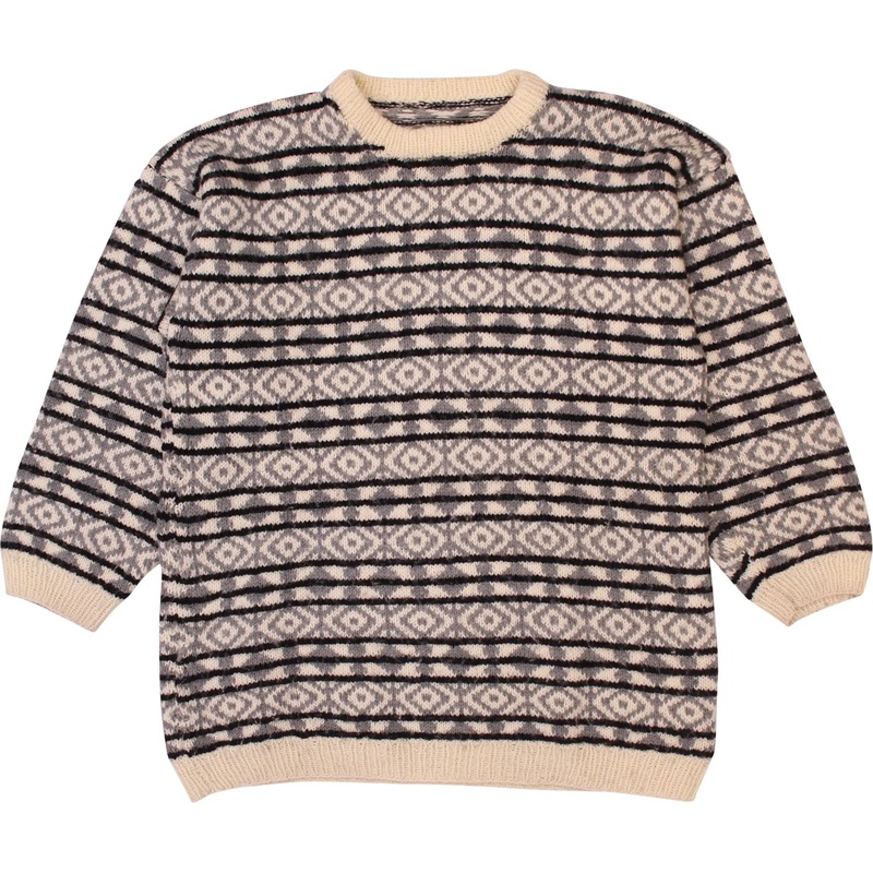 Striped Handmade Knitted Sweater