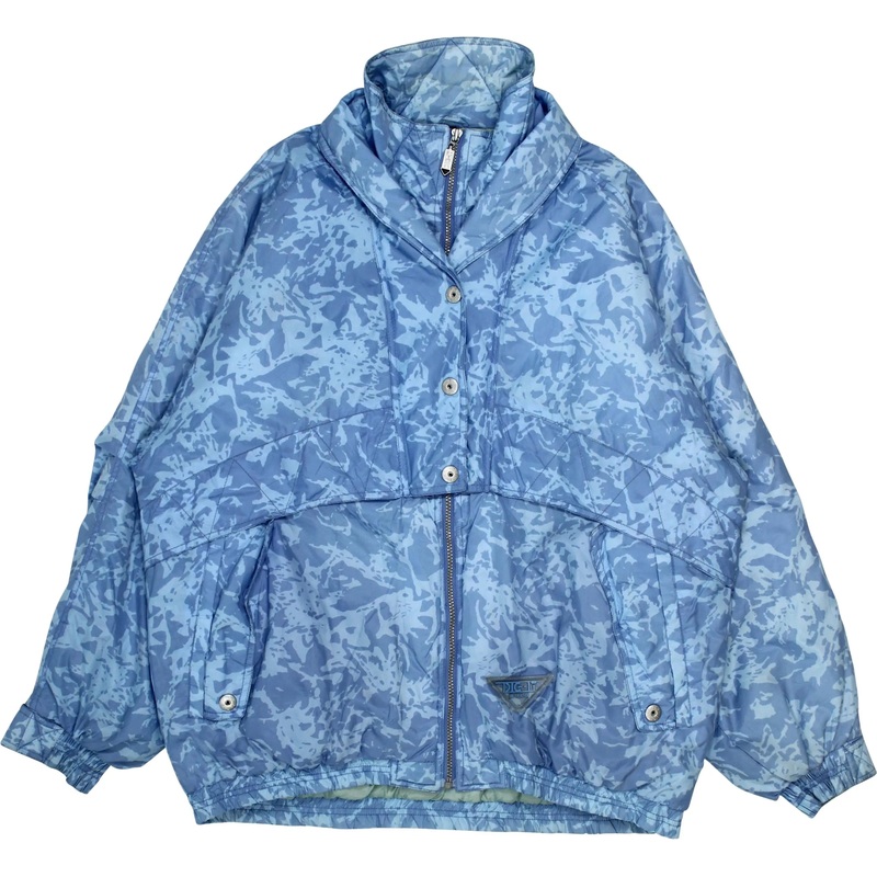 Vintage Blue Winter Ski Jacket