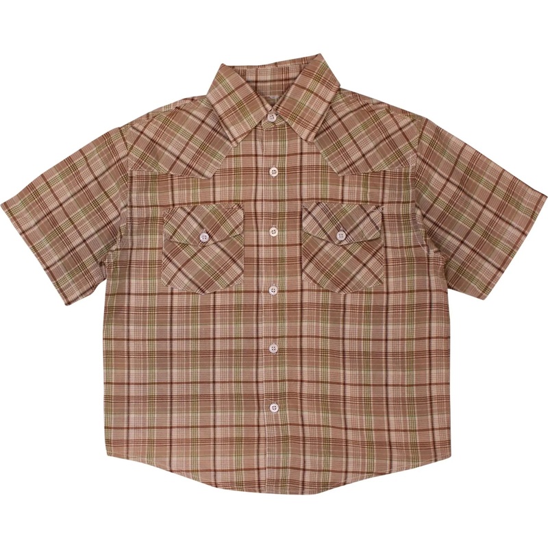 Vintage Checkered Blouse