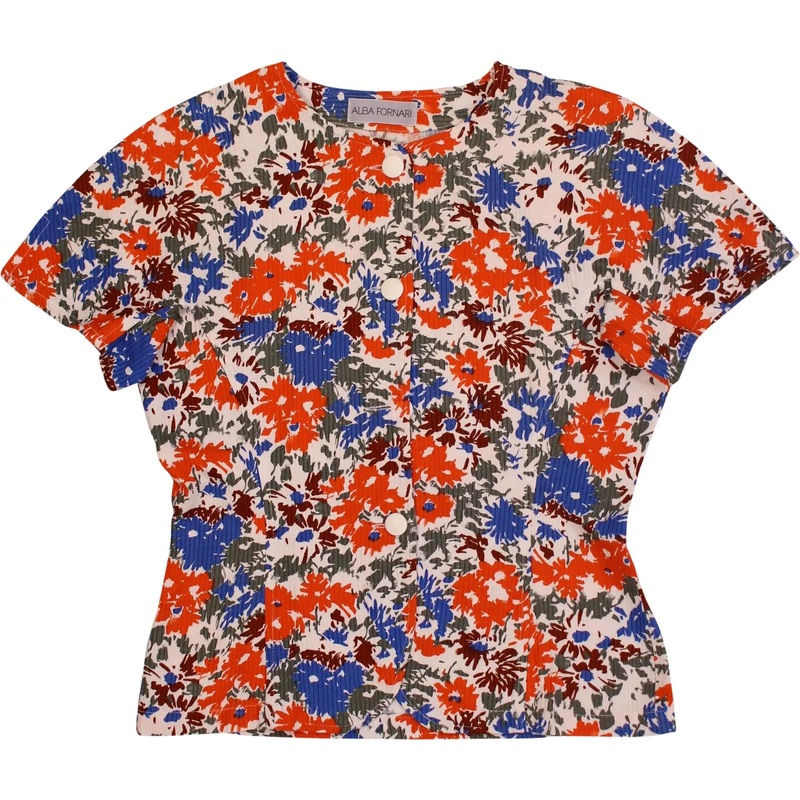 80s Short Sleeve Top