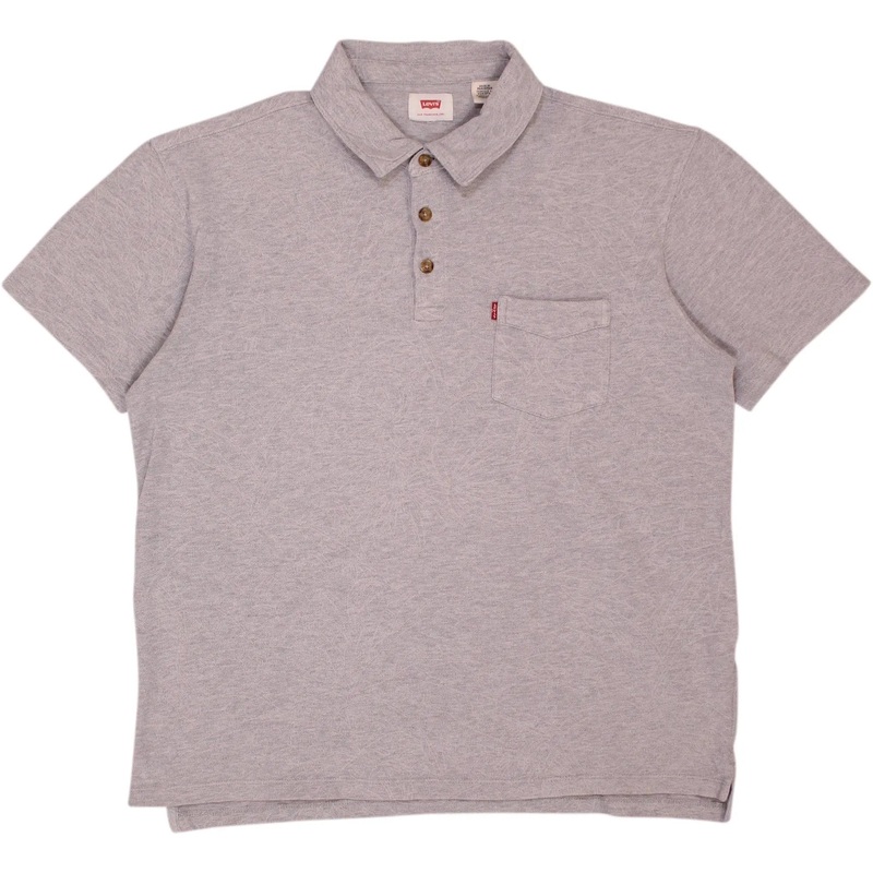 Grey Polo Shirt with Light Pattern by Levi’s