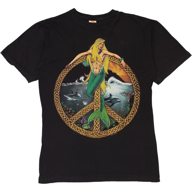 T-shirt with Mermaid Print